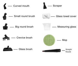 3-in-1 Handheld Steam <b>Mop</b> for Household & Car Electric Multi-Surface Cleaning System with 30s Fast Heating for Hardwood/Tile - Product Image 6