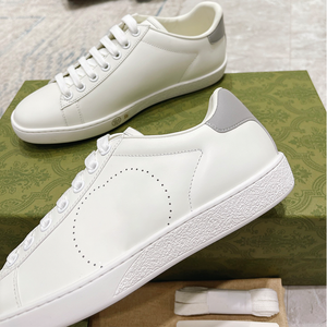 Zapatillas Deportivas de Piel Genuina Blanca de Alta Gama para Hombre, Zapatos Casuales Personalizados, Zapatos de Moda GC - Product Image 6