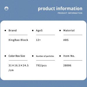 XINGBAO 28006 스눕 독 시리즈 앨범 커버 'Doggystyle "큰 모델 빌딩 블록 장난감 빌드 블록 모델 장난감 선물 - Product Image 3