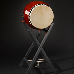 Tambour Taiko en cuir Burlywood, instrument de musique du temple - Product Image 3