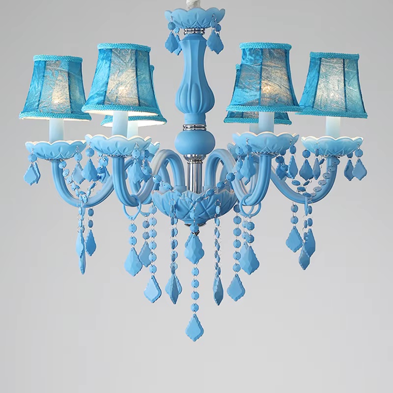 Blue - With lampshade