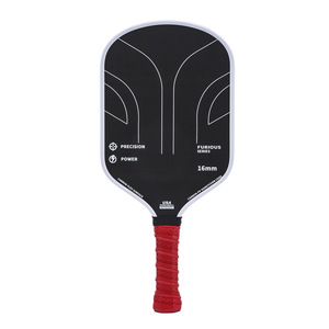 Raquette de pickleball Furious Series, 16 mm, fibre de carbone, antidérapante, pour entraînement, forme standard, design sans bordure - Product Image 5