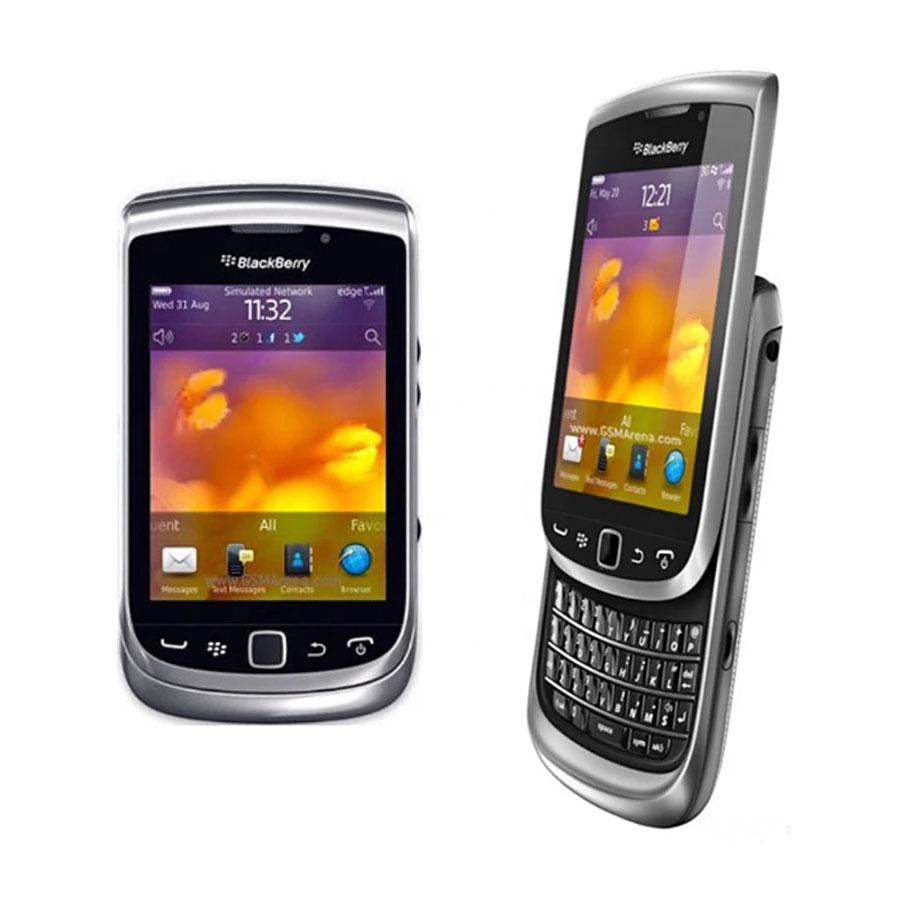 BlackBerry Torch 9810 3G 3.2 "5MPカメラ用8GBROM QWERTYキーボードロック解除携帯電話