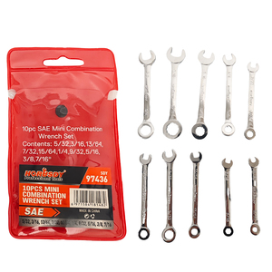 10Pcs <strong>SAE</strong> Mini Open and Box End <strong>Wrench</strong> <strong>Set</strong>, Ratcheting <strong>Wrench</strong> <strong>Set</strong> Small <strong>Combination</strong> Spanner <strong>Sets</strong> 5/32"-7/16" - Product Image 3
