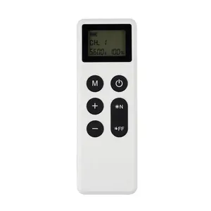 Custom 6 Button Wireless Smart Light Controller Solution 2.4G Frequency Remote Control with Screen Display