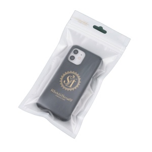 Custom Printed Aluminium Foil 3C Phone Case Product <b>Zip</b> <b>Lock</b> Three Side Seal Pouch Mylar Packaging <b>Bags</b> - Product Image 1