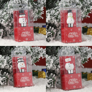 Christmas Wine Stopper Snowman Design Plastic <b>Bottle</b> Party Favor Decorative - Product Image 5