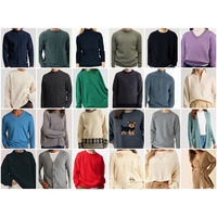 Pull en tricot acrylique premium déchiré et vieilli, chaud pour l'hiver, coupe ample, style streetwear tendance