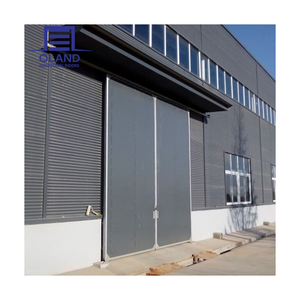 Almacén de puertas corredizas de panel sándwich de acero industrial de gran tamaño duradero para centros logísticos o área de taller - Product Image 3