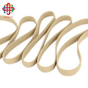 Dây thun dệt vải dù dày 1cm x 1.2cm, màu đơn sắc, nhà cung cấp vàng, chất liệu polyester nylon, xuất xứ nhà máy - Product Image 5