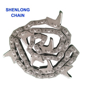 Chaîne d'ascenseur de grain de retour 1303114C91 avec le matériel en caoutchouc de palettes d'alliage - Product Image 5