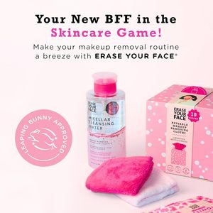 ERASE YOUR FACE Face Reusable Makeup Removing Cloths With Friendly Packaging Microfiber Cloth <strong>Facial</strong> Remover Eye Makeup <strong>Towel</strong> - Product Image 5