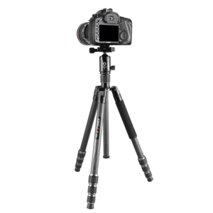 Kingjoy G55C + G0 <span class=keywords><strong>OEM</strong></span> 4 Phần Sợi Carbon Hình Ảnh Du Lịch Video Đứng Tripod <span class=keywords><strong>Monopod</strong></span> Cho Máy Ảnh DSLR - Product Image 2