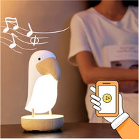 Veilleuse Led avec haut-parleur BT pour enfants, lampe de nuit colorée rvb, lampe de chevet ou de Table