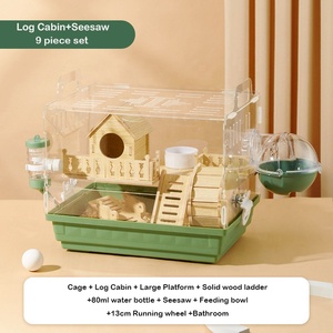 Little Mouse Playground Casa <span class=keywords><strong>de</strong></span> hámster transparente Juguete <span class=keywords><strong>de</strong></span> hámster <span class=keywords><strong>de</strong></span> madera - Product Image 3