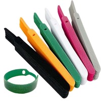 Attaches-câbles réutilisables, sangles de gestion de câbles, bandes de fixation, supports de cordons, organisateur de câbles amélioré pour le bureau et la maison