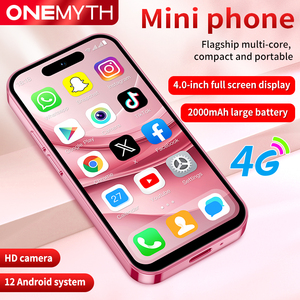 New SOYES M17 Pro Cell <b>Phone</b> 4" 3GB RAM 64GB ROM Android 12 Dual Sim LTE Mini 4G Smart With Play Store Available in Black Pink G - Product Image 2