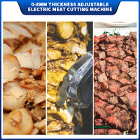 Machine de découpe de viande à main multifonctionnelle commerciale Turquie Moyen-Orient trancheuse à viande électrique découpeuse de viande
