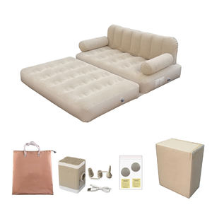 多機能5-in-Oneポータブル折りたたみ式リクライナモダンデザイン新しいエアソファ屋外キャンプインフレータブルマットレスソファ - Product Image 4