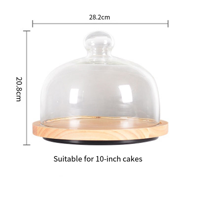 Clair + bois d'hévéa 10 pouces