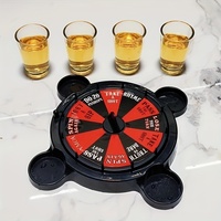 Jeu de roulette à shots pour adultes unisexe, ensemble de jeux à boire en plastique pour KTV, bar, boîte de nuit, fournitures de fête d'Halloween