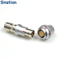 Conector de Aviador Chapado en Oro de Alta Densidad Serie F Sinztion para Equipos de Imagenología Médica y Dispositivos de Monitoreo de Pacientes