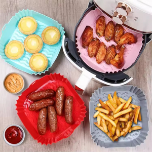 Rivestimenti in Silicone Riutilizzabili e Pieghevoli per Friggitrice ad Aria e Cestello del Forno, Senza BPA, per Cucina Domestica - Product Image 5