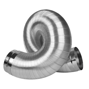 Tuyau d'évacuation en aluminium pur Warm Clouds 180 mm 183 mm, conduit de fumée rigide pour la ventilation des hottes aspirantes - Product Image 2
