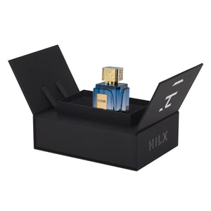 กล่องน้ำหอมหรูหราแบบกำหนดเองพร้อมบริการพิมพ์ลายและบรรจุภัณฑ์กล่องของขวัญแบบสองประตู - Product Image 3