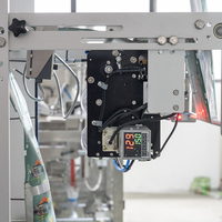 Horizontale Trichter-Rührmaschine mit automatischer Beutel- und Folienetikettierung, 3-seitiger Versiegelung und Verpackungsmaschine für Getränke mit Kolbenpumpen-Messfunktion