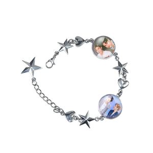 สร้อยข้อมือดาวไทยสำหรับเด็กชายเด็กหญิง งานแฮนด์เมด ดีไซน์ดาวห้าแฉก แฟชั่น โลหะผสมสังกะสี ของขวัญวันเกิด อุปกรณ์เสริมกระเป๋านักเรียน - Product Image 1