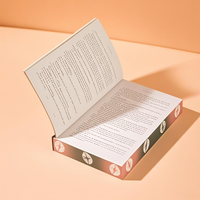 Impression à la demande auto-édition spéciale service d'impression de livres livre à couverture rigide personnalisée avec bords pulvérisés