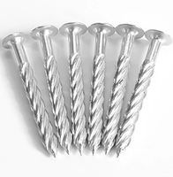 Clous filetés, clous de torsion ondulés, clous de fondation à expansion spirale pour bâtiments industriels