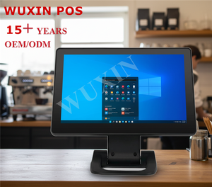 Sistema <span class=keywords><strong>de</strong></span> Punto <span class=keywords><strong>de</strong></span> <span class=keywords><strong>Venta</strong></span> (TPV) con Pantalla Dual Todo en Uno, Caja Registradora con Windows, Máquina <span class=keywords><strong>de</strong></span> Caja TPV <span class=keywords><strong>de</strong></span> 15.6 Pulgadas para Comercio Minorista, Fabricante OEM - Product Image 2