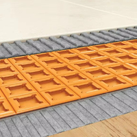 Membrane d'étanchéité PP 30 m²/rouleau, dalles de sol, tapis de découplage, sous-couche pour carrelage de salle de bain et de toiture
