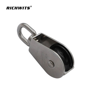 Poulie simple en acier inoxydable RICHWITS 50 mm pour levage maritime et utilisation avec filets de pêche - Product Image 4