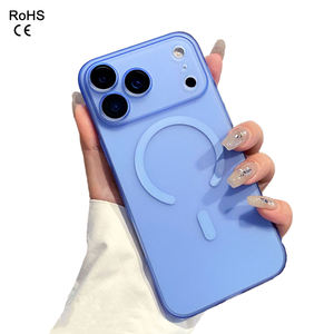 Objectif <span class=keywords><strong>de</strong></span> l'appareil photo <span class=keywords><strong>protection</strong></span> complète mat Pc étui <span class=keywords><strong>de</strong></span> téléphone antichoc I Phone couverture <span class=keywords><strong>de</strong></span> téléphone magnétique pour <span class=keywords><strong>iphone</strong></span> 15 Pro Max 14 17 air - Product Image 1