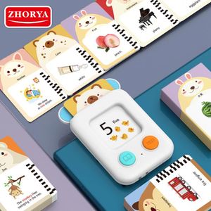 Zhorya 112 Flashcards 224 Mots Cartes Flash Parlantes Machines d'Apprentissage Jouets pour Enfants - Product Image 3