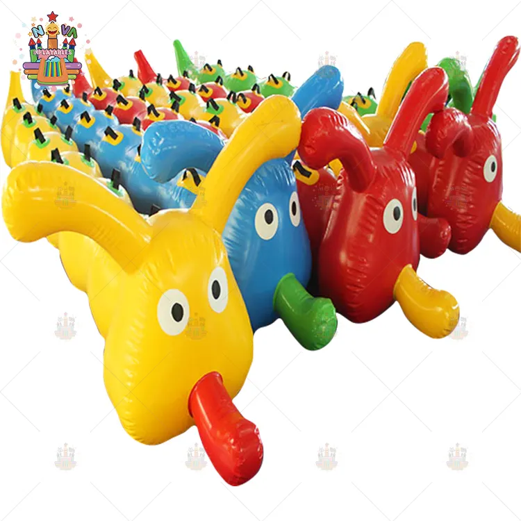 Customized Color And Size Inflatable Water Caterpillar Inflatable Sport Games For Team Competition