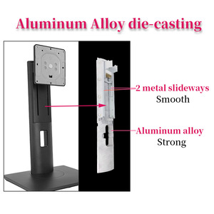 Xách tay giữ màn hình với pivot nghiêng xoay Vesa 100 màn hình đứng cực núi <span class=keywords><strong>Riser</strong></span> Sản phẩm mới - Product Image 5