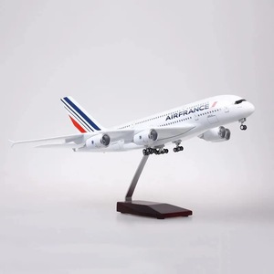 Mô hình máy bay Airbus A380 củ<span class=keywords><strong>a</strong></span> Air France tỷ lệ 1/160, 46cm, làm bằng nhự<span class=keywords><strong>a</strong></span> đúc, có chân đáp - Product Image 1