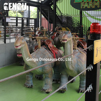 Machine de jeu électronique, pour jouer, thème dinosaure, lumières led