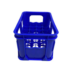 Porte-bouteilles en plastique pour 24 bouteilles, caisse à bouteilles empilable à vendre - Product Image 4