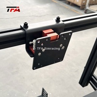Perfil de aluminio 4080 Soportes de monitor múltiples Brazo de pantalla triple Soporte de piso Soporte de monitor para Simulador de cabina de carreras Sim DIY