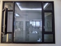 Алюминиевые термически разбитые створчатые окна с почти нулевым потреблением энергии для жилых домов