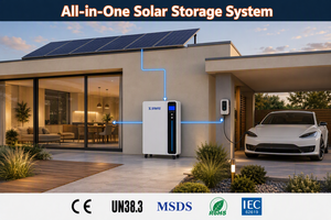 Inversor Híbrido OEM de 5kW 5.12kWh 51.2V 100Ah con Batería para Latinoamérica, Venezuela, México, Enchufe de 127V 220V - Product Image 2