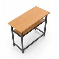 Table d'activités collaborative moderne en bois, mobilier scolaire, bureau d'élève