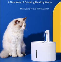 Fontaine à eau pour chat, distributeur d'eau pour animaux de compagnie avec filtre, système de circulation de l'eau pour chats et chiens, abreuvoir électrique pour animaux de compagnie