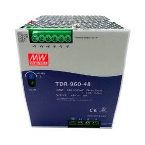 Fuente de Alimentación Trifásica de 24V y 960W con Salida Única TDR-960-24 - Product Image 1