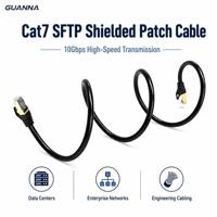 Cable LAN Redondo S/FTP Cat7 en Oferta, Precio Competitivo, Cable de Conexión Flexible CCA Cat 7 RJ45 para IPTV, Smart TV y Router